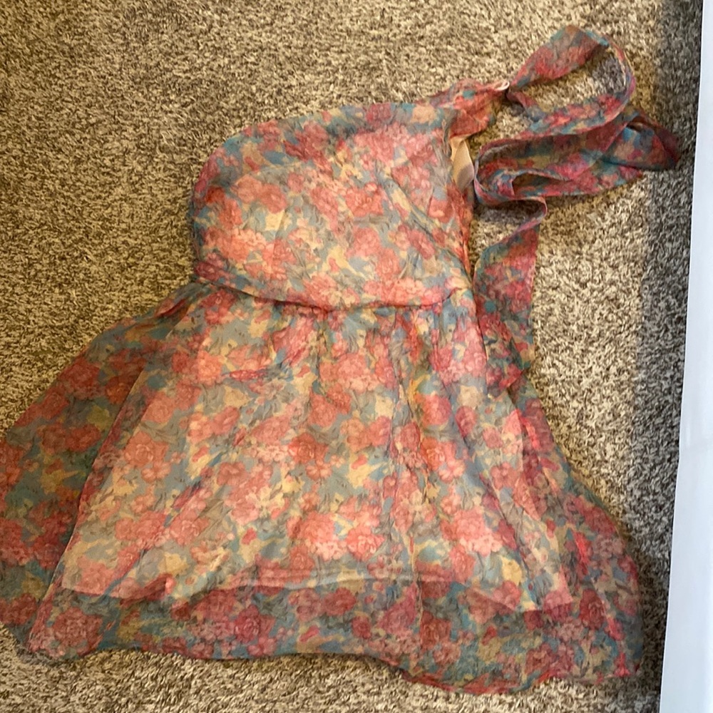 Womens one shoulder dress.